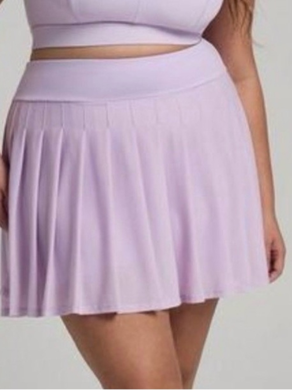 Torrid Lilac Pleated active Skort 2x